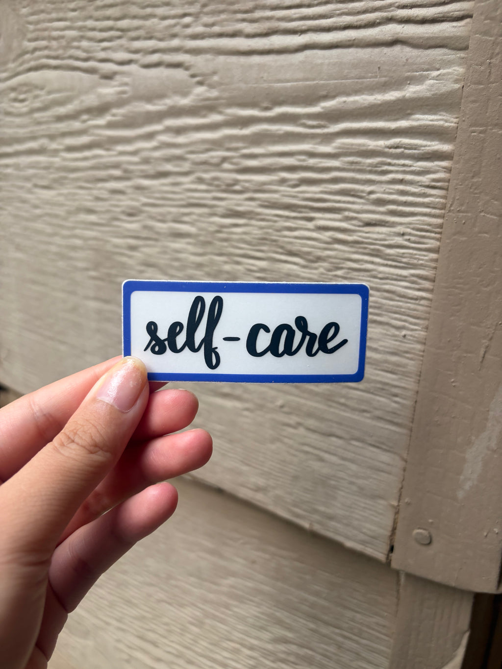 Self- care sticker