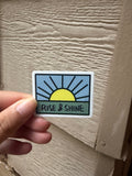 Rise and shine vinyl sticker