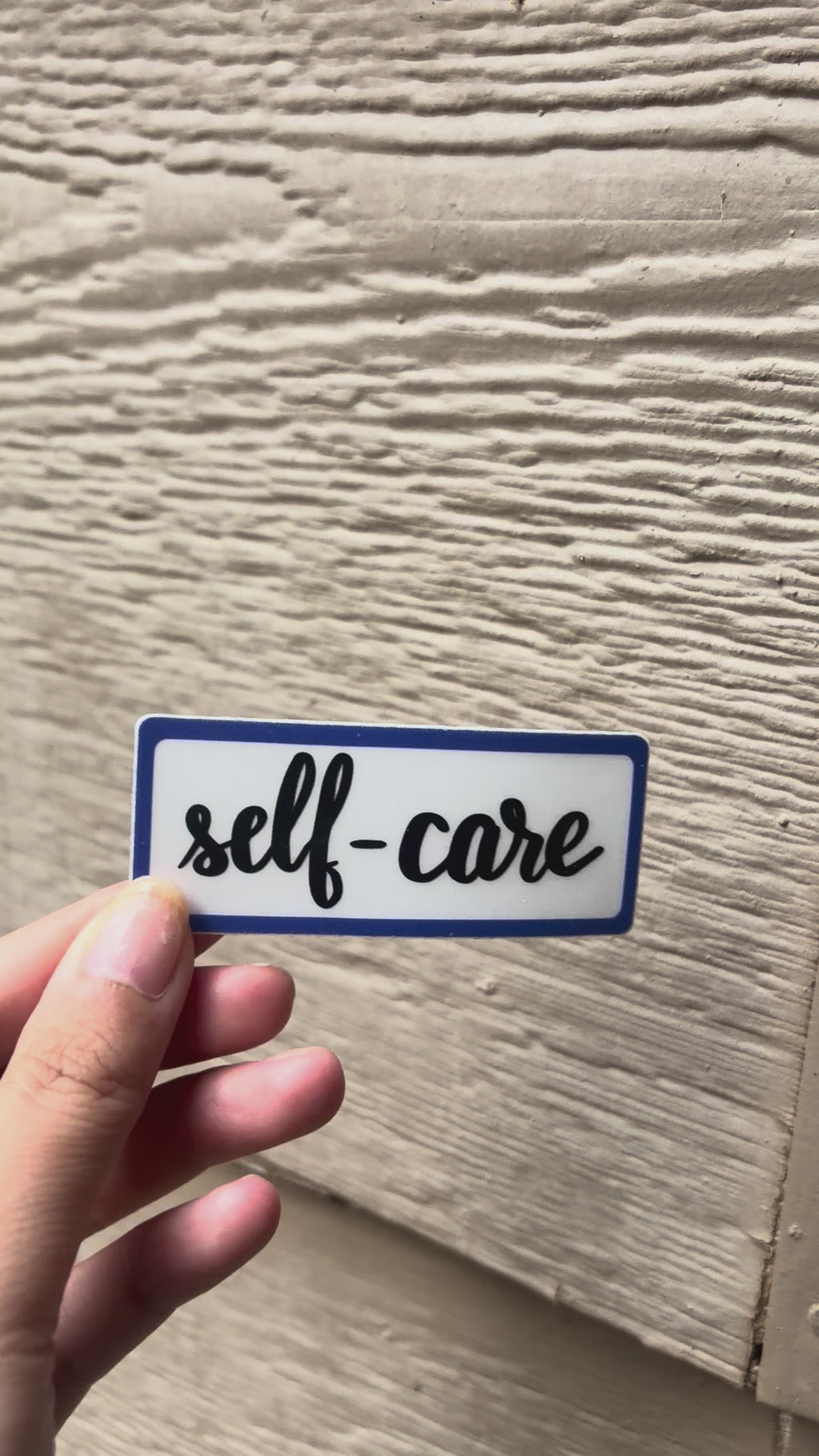 Self- care sticker